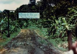 Entrance to Jonestown, Guyana